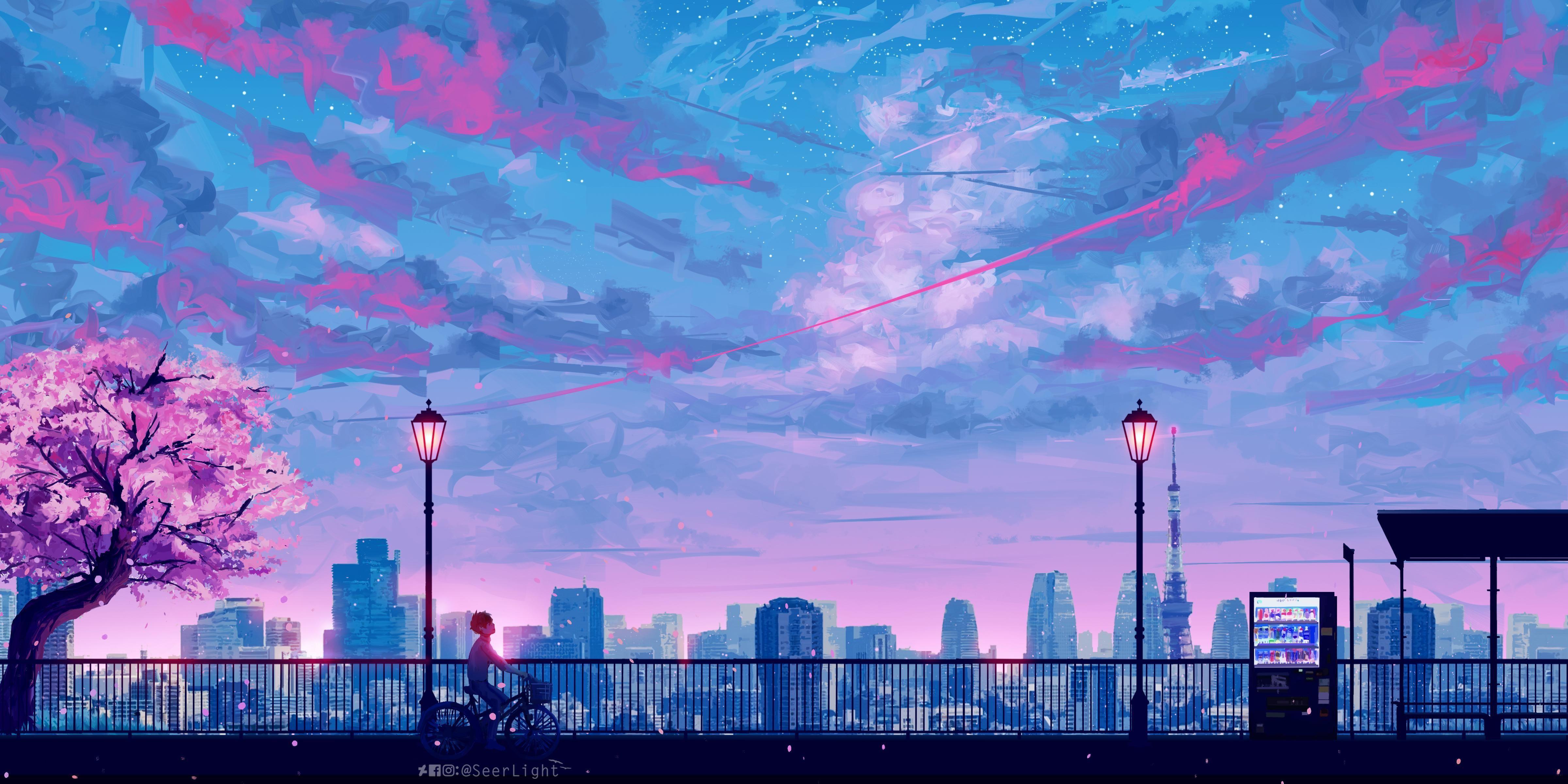 Aesthetic Anime Scenery Wallpapers  Top Free Aesthetic Anime Scenery  Backgrounds  WallpaperAccess
