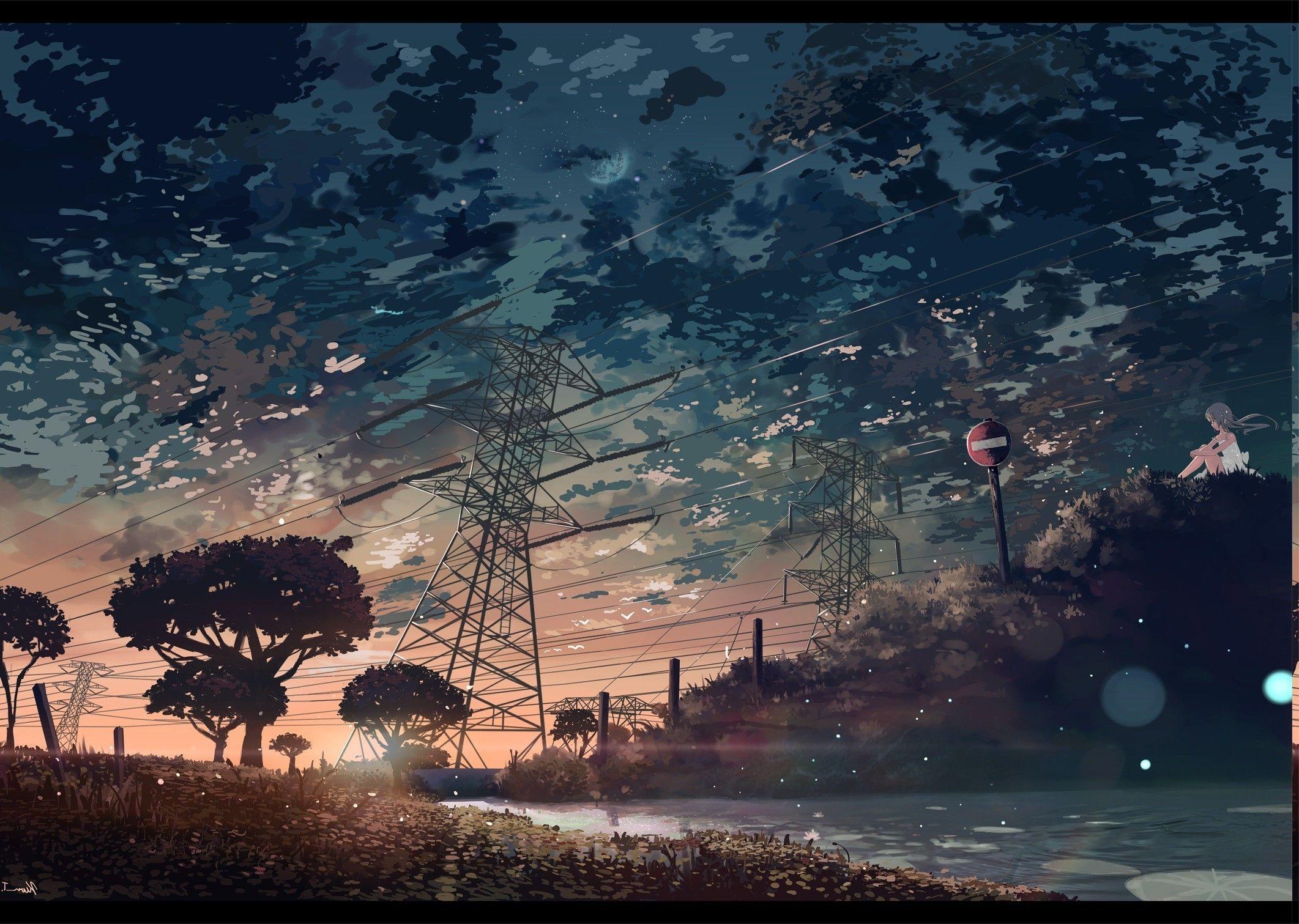 Aesthetic Anime Scenery With ...animenimania.blogspot HD phone wallpaper |  Pxfuel