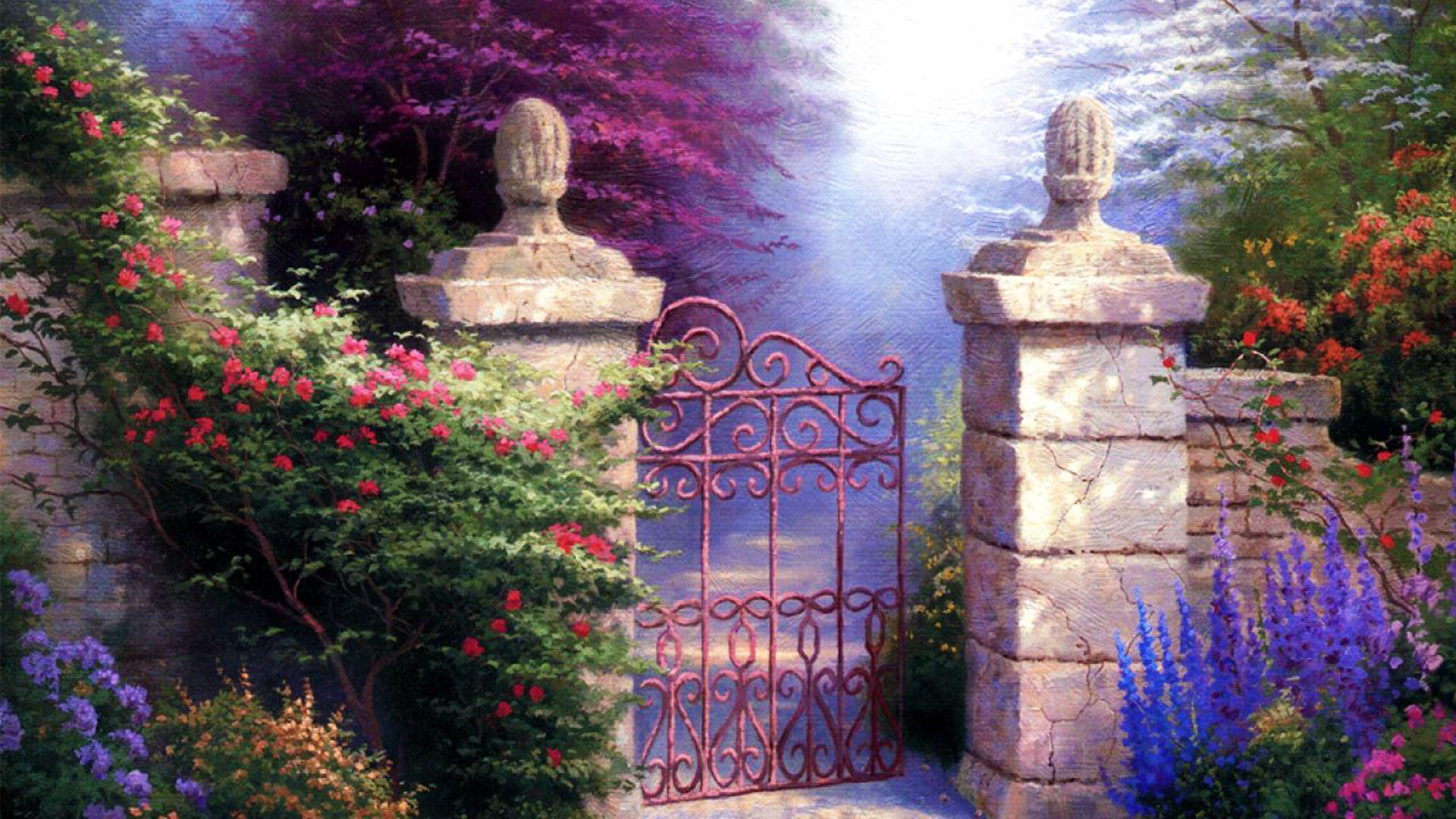 1920x1080 Flower Garden Wallpaper