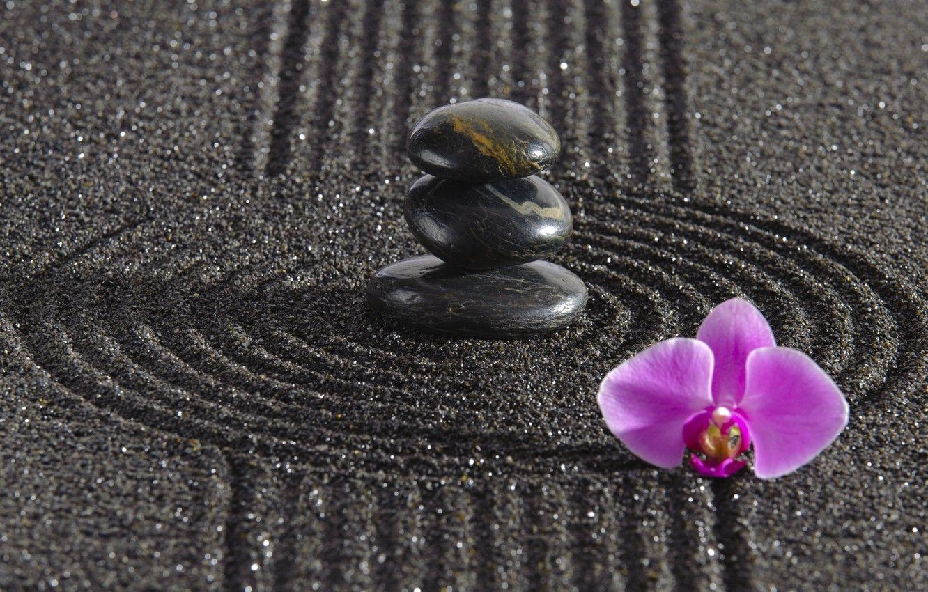 1332x850 Wallpaper energy, stone, Japan, garden, Japan, stone, Zen, energy, garden, philosophy, Zen, sand monk image for desktop, section разное