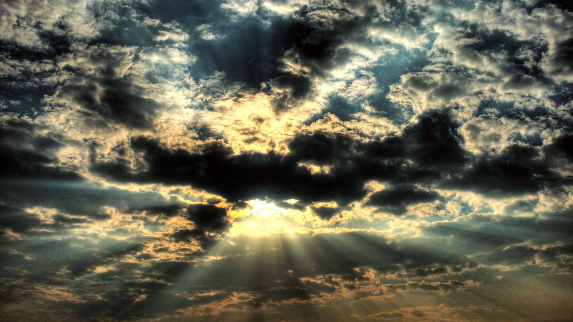 1920x1080 Dark Clouds Wallpaper