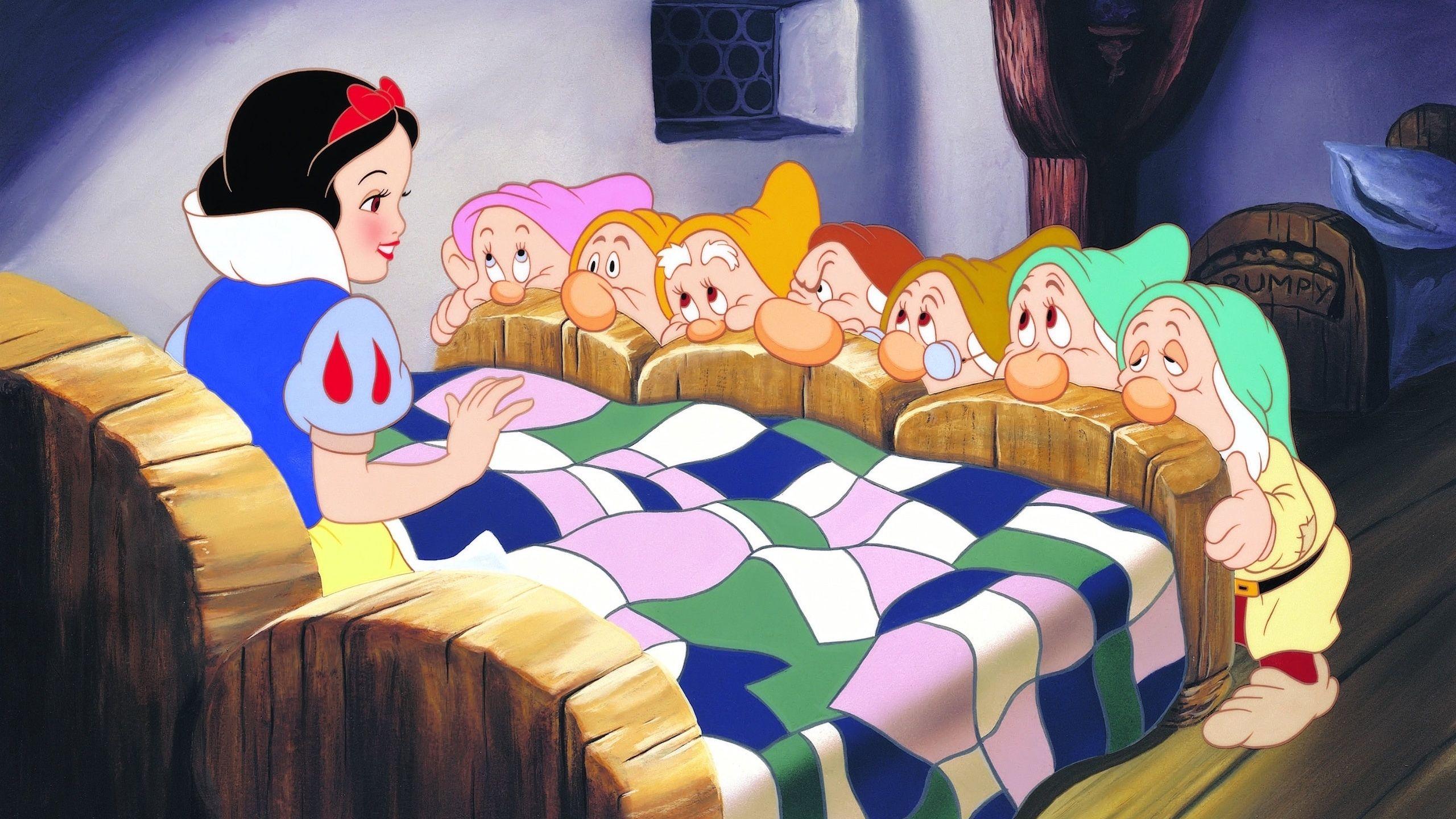 2560x1440 Snow White and the Seven Dwarfs Disney Wallpaper