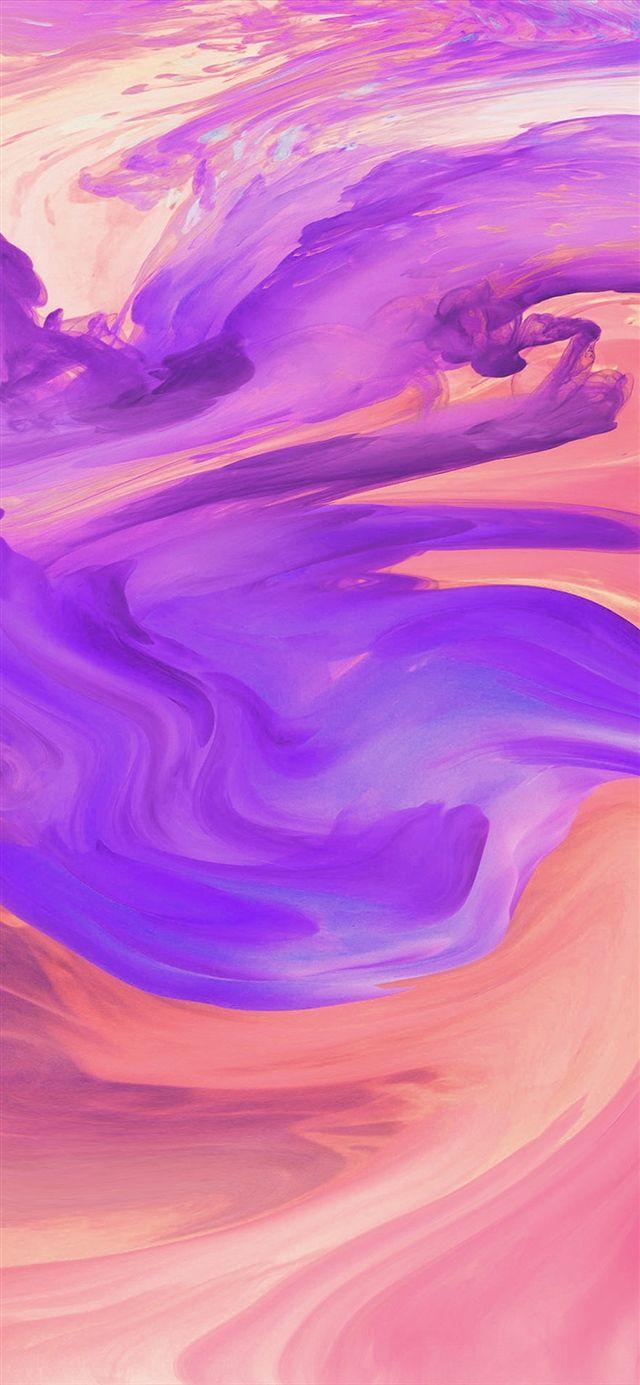 640x1385 Hurricane swirl abstract art paint purple pattern iPhone X Wallpaper Free Download