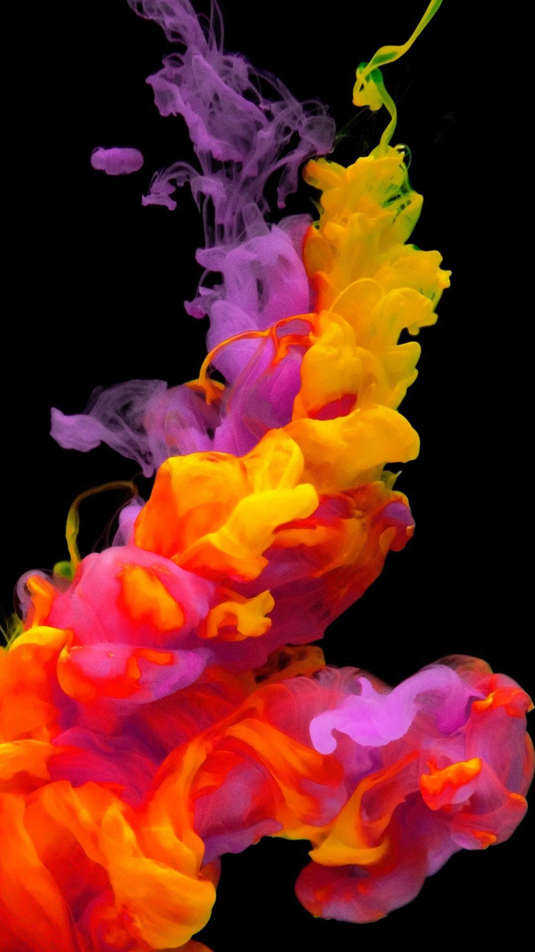 1080x1920 MuchaTseBle. Colourful wallpaper iphone, Smoke wallpaper, Watercolor wallpaper iphone