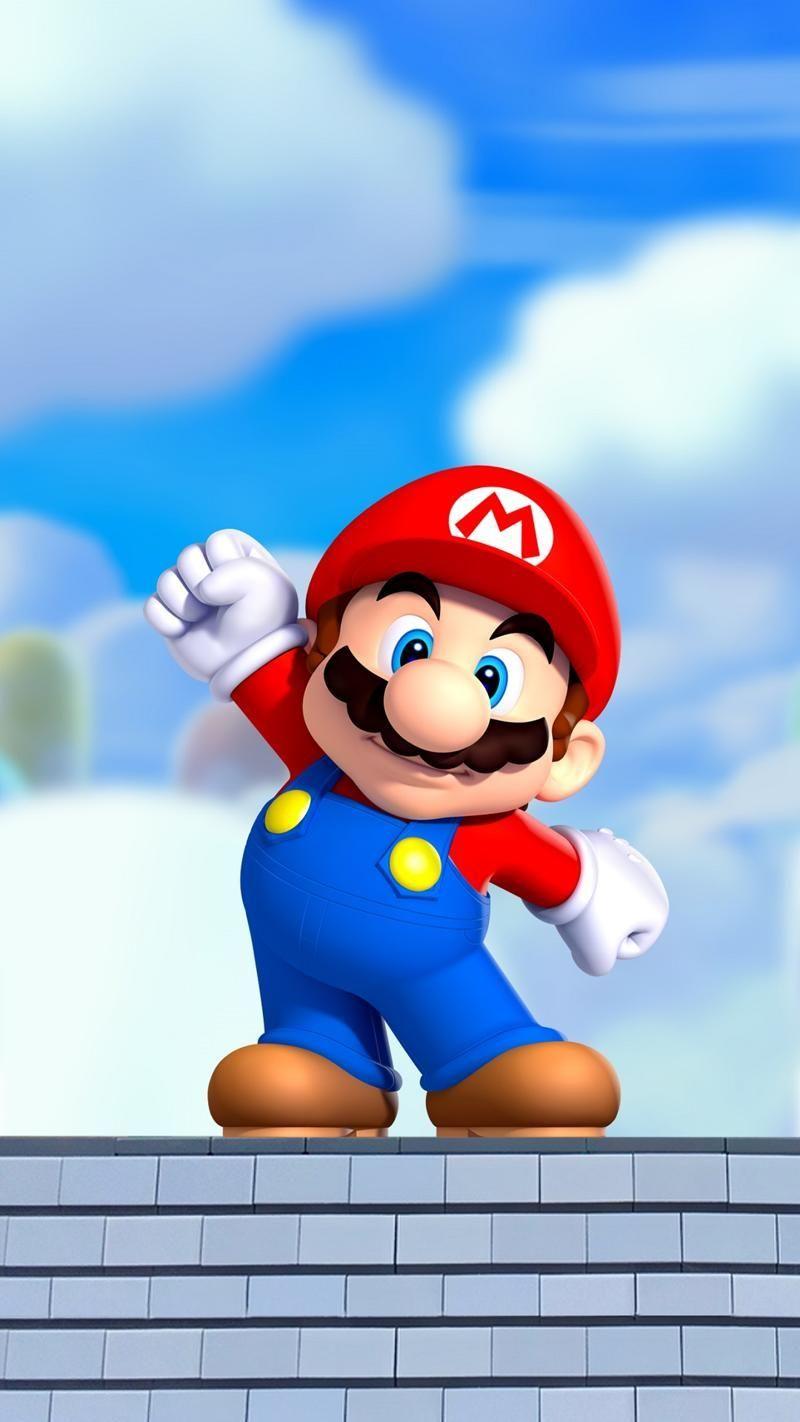 800x1422 Mario iPhone Background