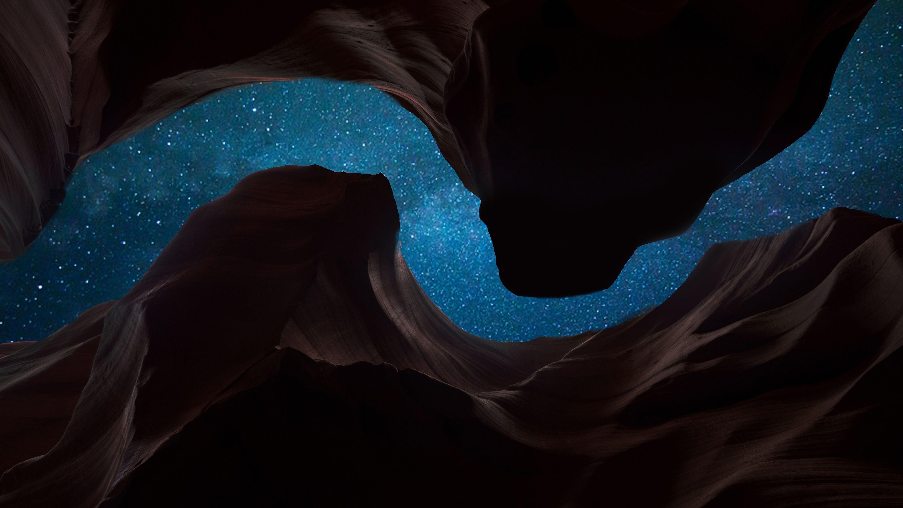 3840x2160 4K Cosmic Canyon Wallpaper HD