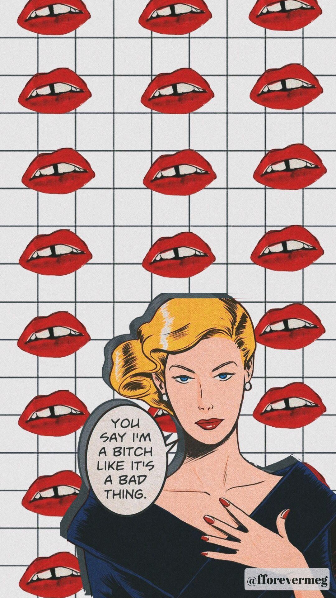 1080x1920 like it's a bad thing. Feminist art, Pattern wallpaper, Art music