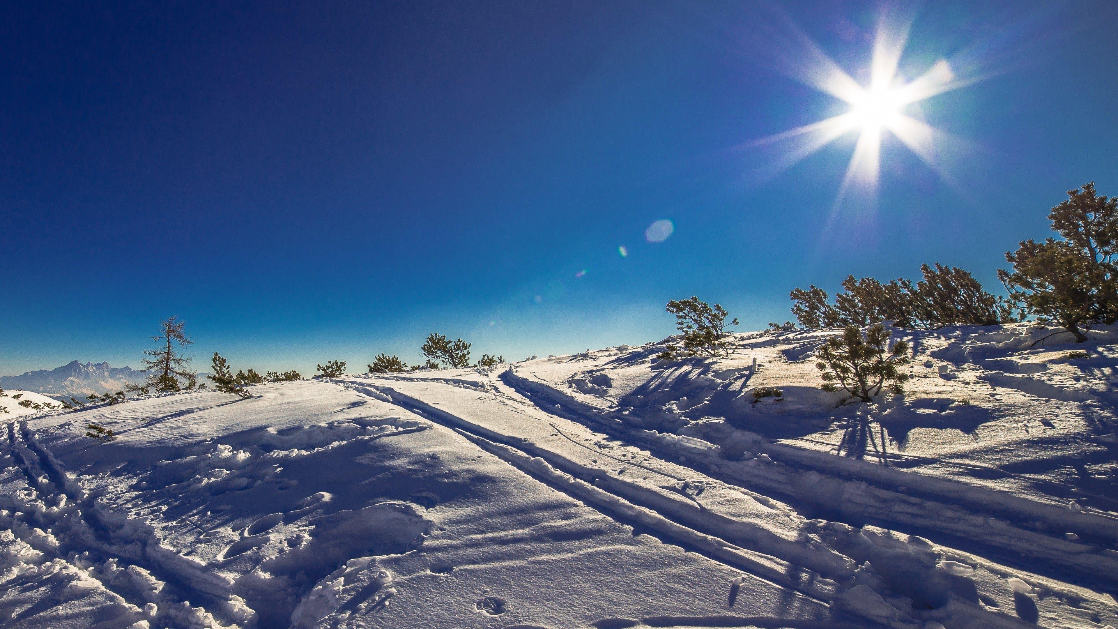 3840x2160 Desktop Wallpaper Snowy Magical Landscape, HD Image, Picture, Background, Wvb Lb