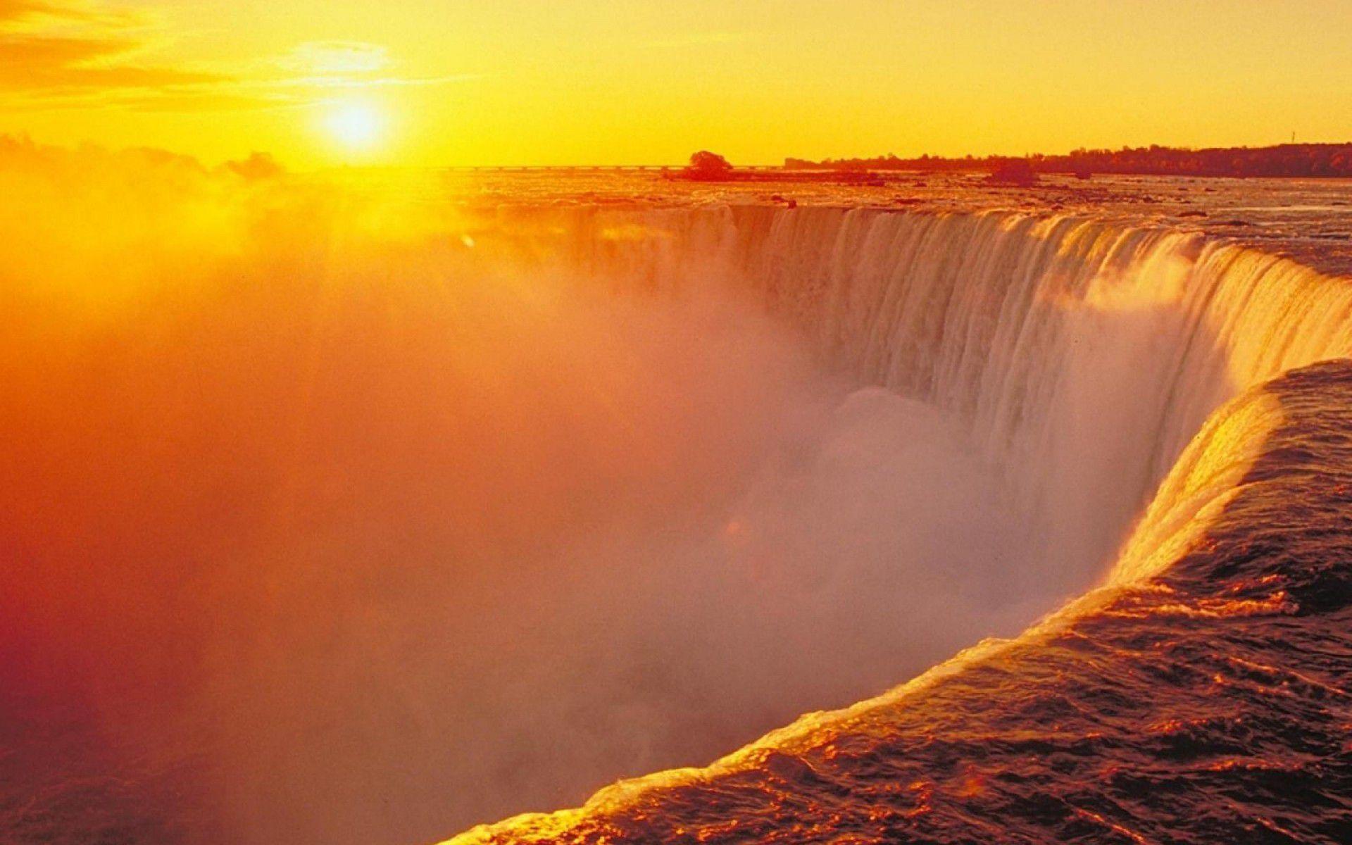 1920x1200 Niagara Falls Sunset