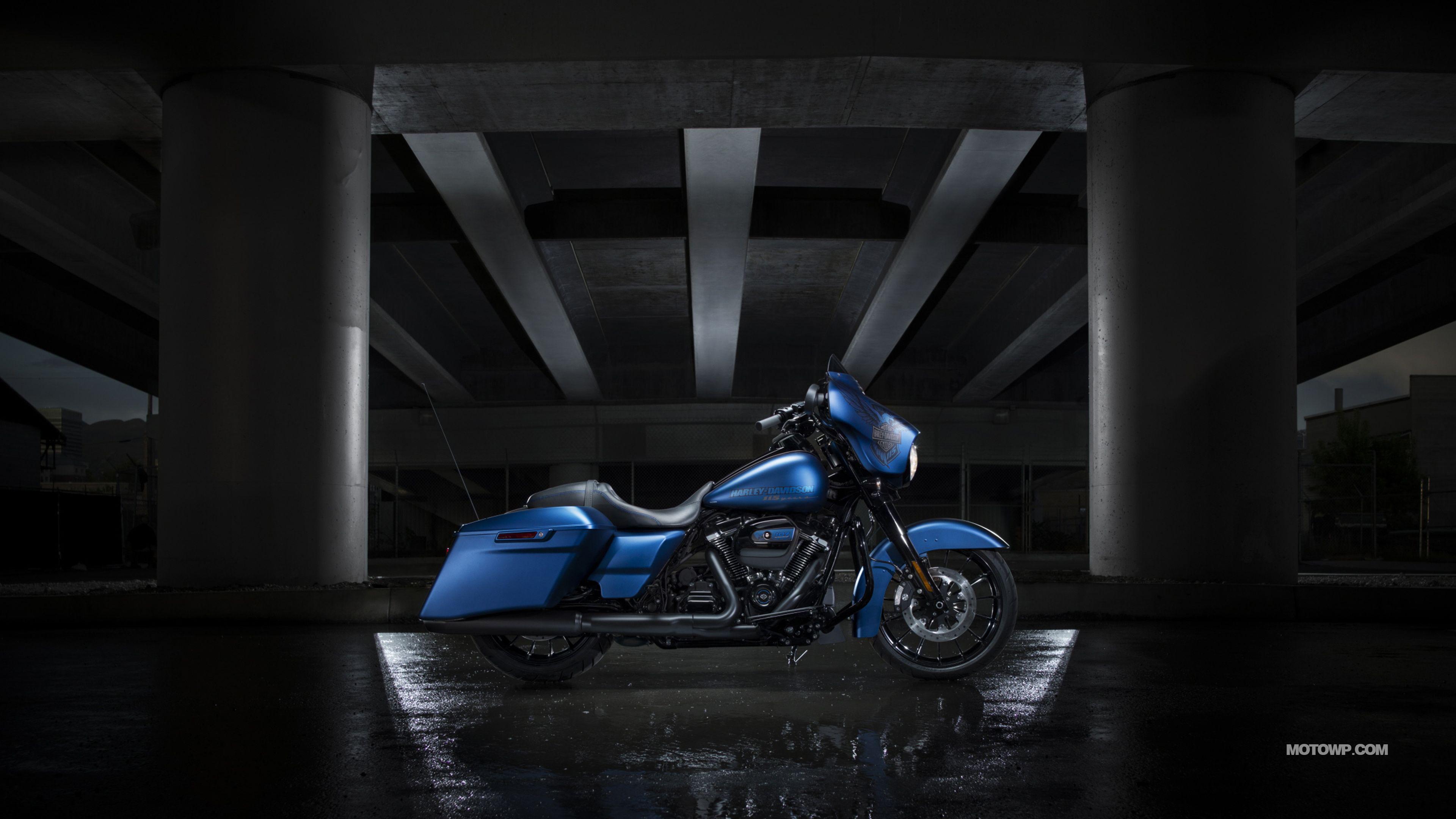 3840x2160 Motorcycles Desktop Wallpaper Harley Davidson Touring Street Glide 115th Anniversary