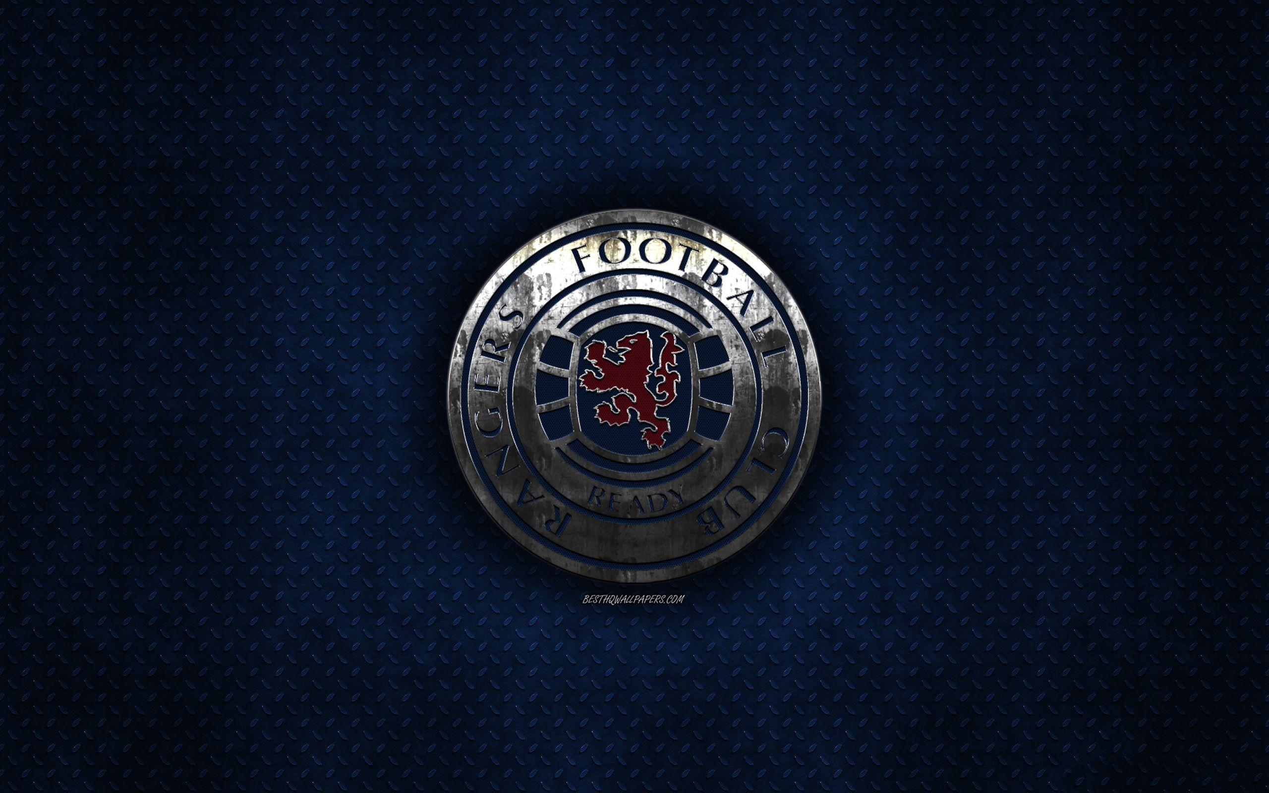 2560x1600 Tải xuống hình nền Rangers FC, câu lạc bộ bóng đá Scotland, kết cấu kim loại màu xanh, logo kim loại, biểu tượng, Glasgow, Scotland, Scottish Premiership, nghệ thuật sáng tạo, bóng đá cho máy tính để bàn với độ phân giải 2560x1600.  Hình nền hình ảnh HD chất lượng cao