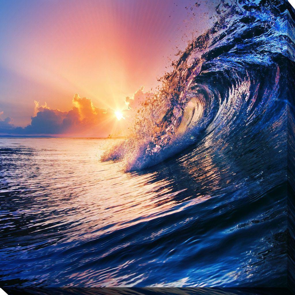1024x1024 Overstock.com: Online Shopping, Furniture, Electronics, Jewelry, Clothing & more. Ocean wallpaper, Ocean waves, Waves wallpaper