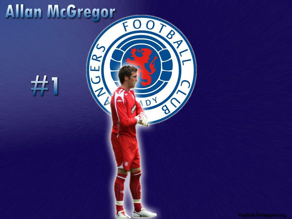 1024x768 Allan McGregor -Rangers FC - Hình nền câu lạc bộ bóng đá Rangers