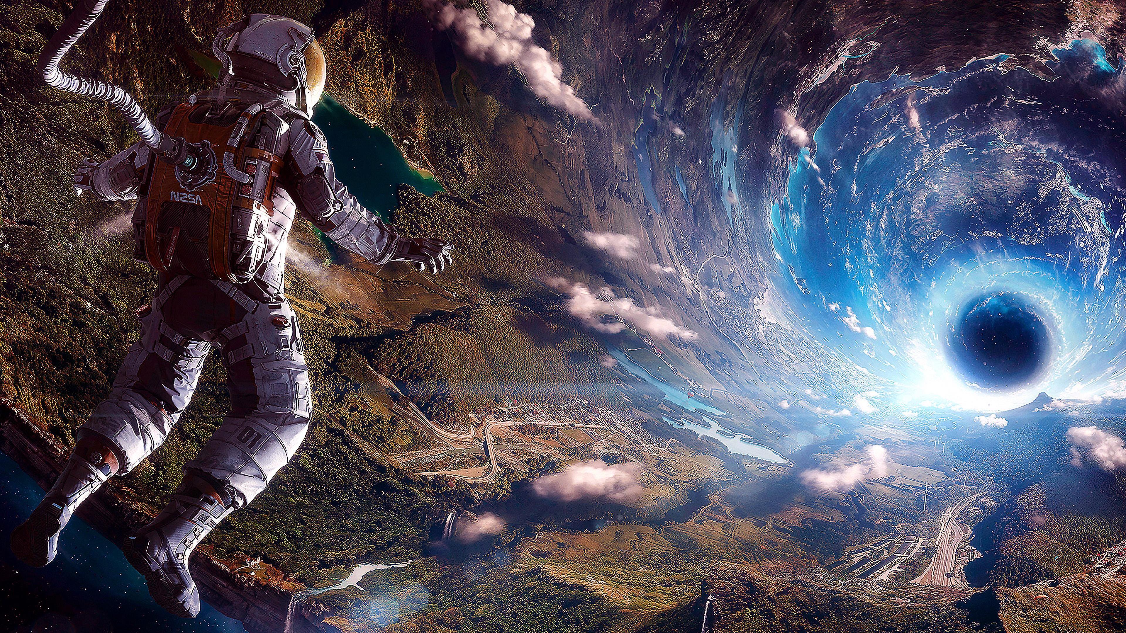 3840x2160 Astronaut In Space Wallpaper. Wallpaper Studio 10