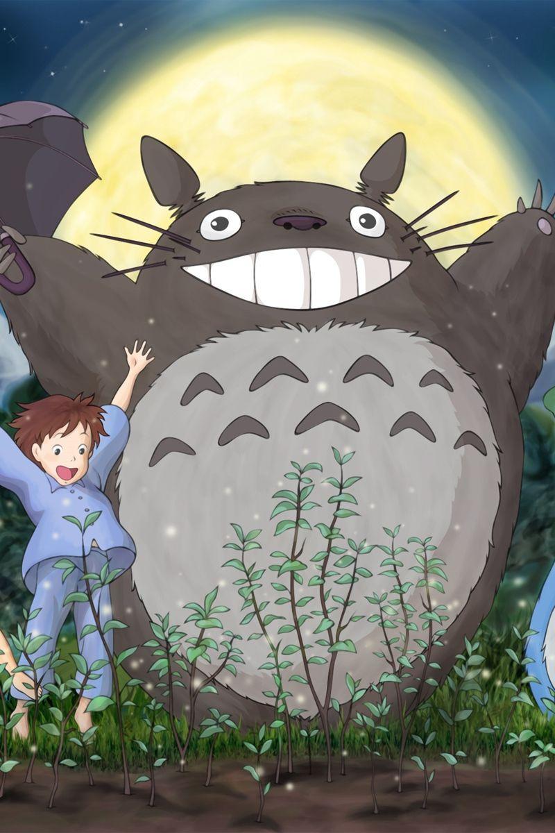 800x1200 Download wallpaper 800x1200 ghibli, my neighbor totoro, mei, satsuki