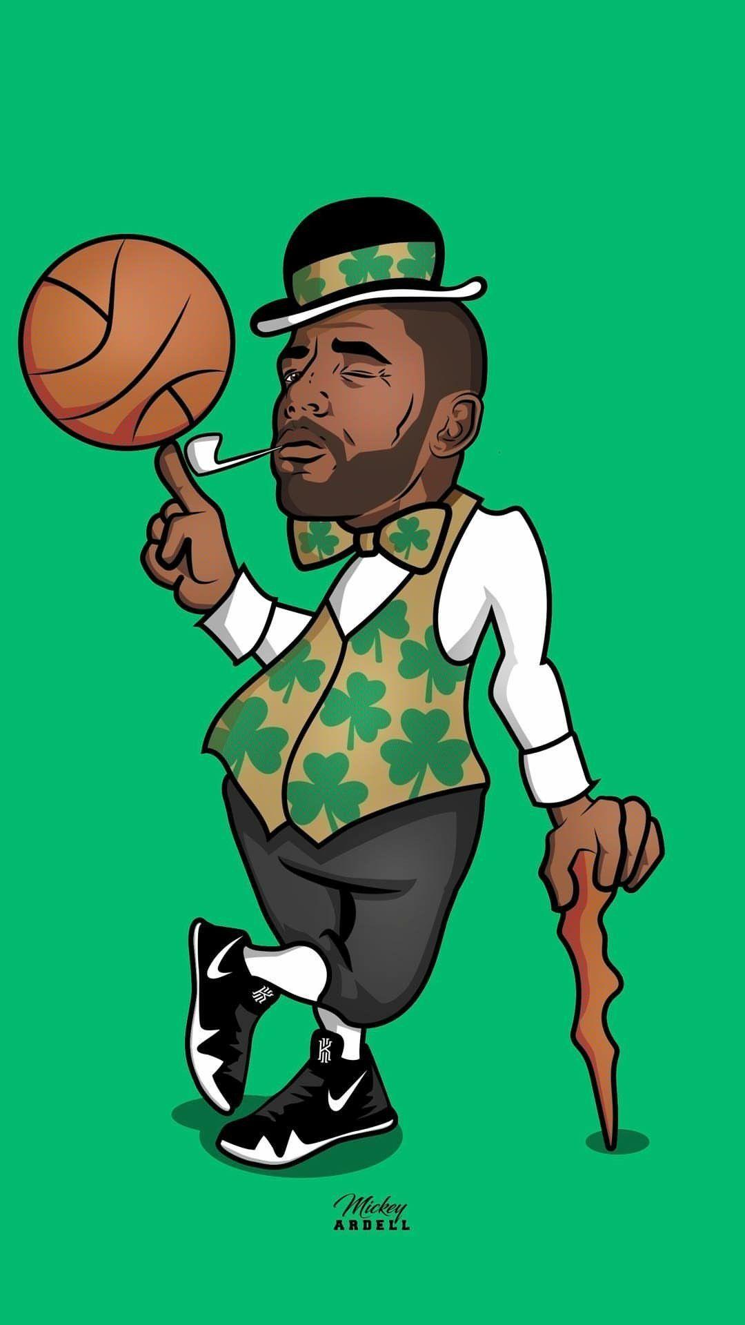 1080x1920 Kyrie Irving Boston Celtics Wallpaper Data Src Full 416663 Irving Cartoon Wallpaper HD
