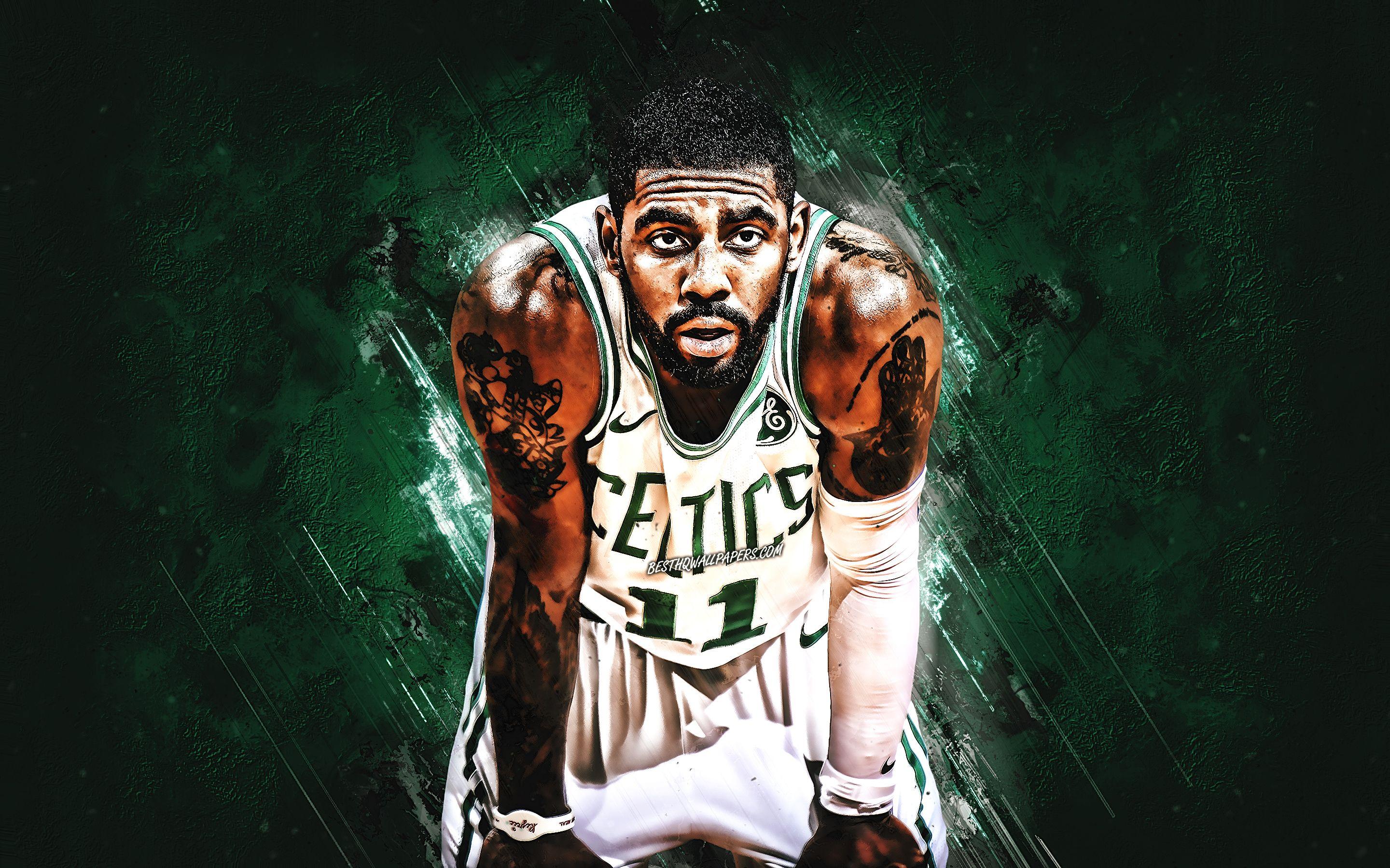 2880x1800 Kyrie Irving, Green Stone, Boston Celtics, Nba, Basketball Irving Wall Paper Wallpaper & Background Download