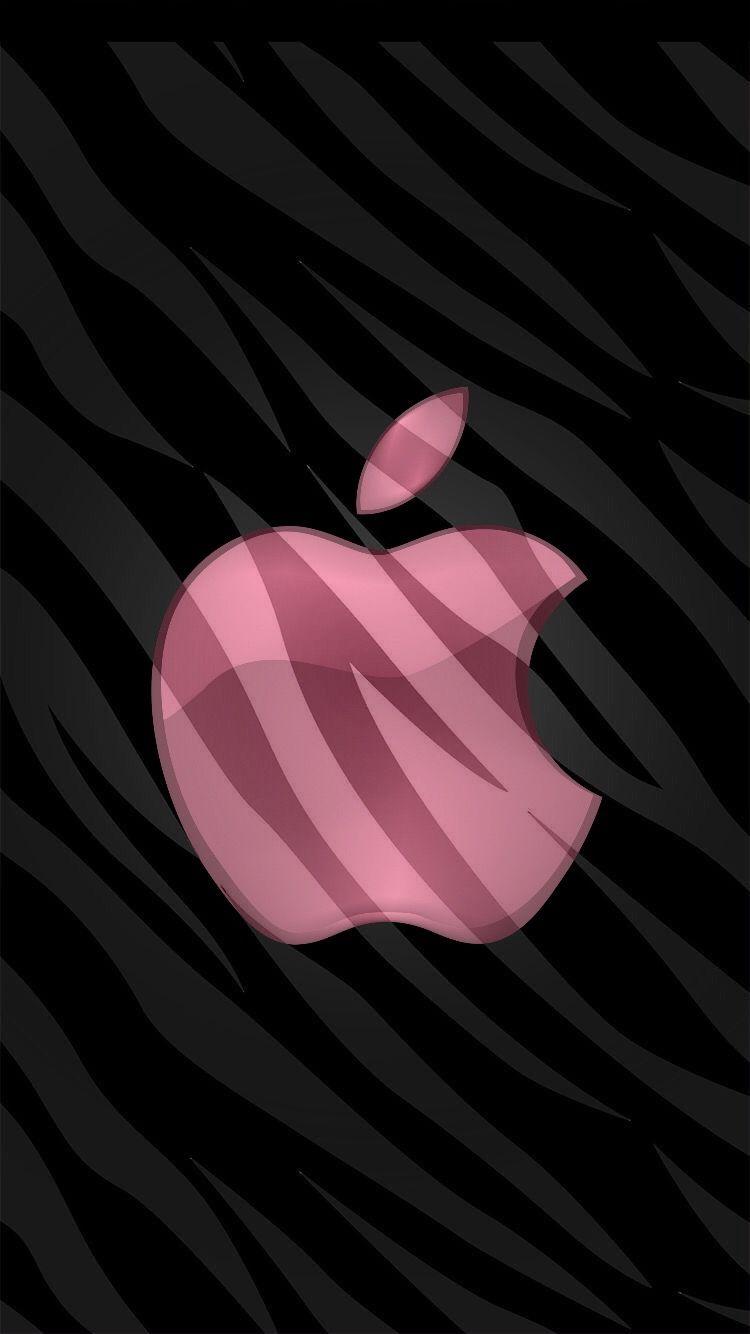 Pink And Black Apple Wallpapers Top Free Pink And Black Apple Backgrounds Wallpaperaccess