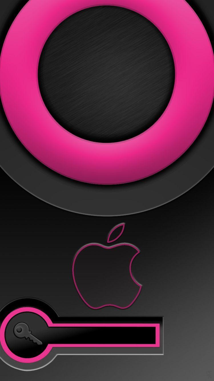 Pink and Black Apple Wallpapers Top Free Pink and Black Apple