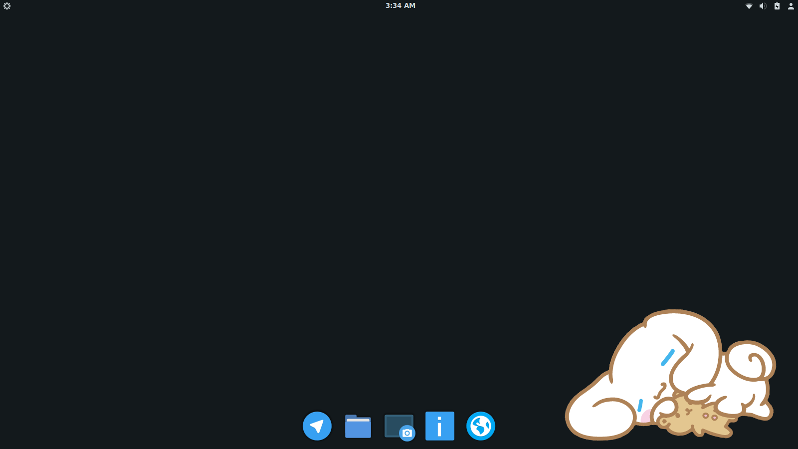 1600x900 cinnamon napping cinnamoroll desktop!!