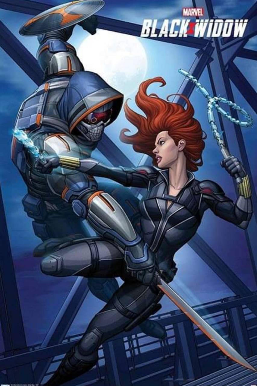 853x1280 Black Widow wallpaper