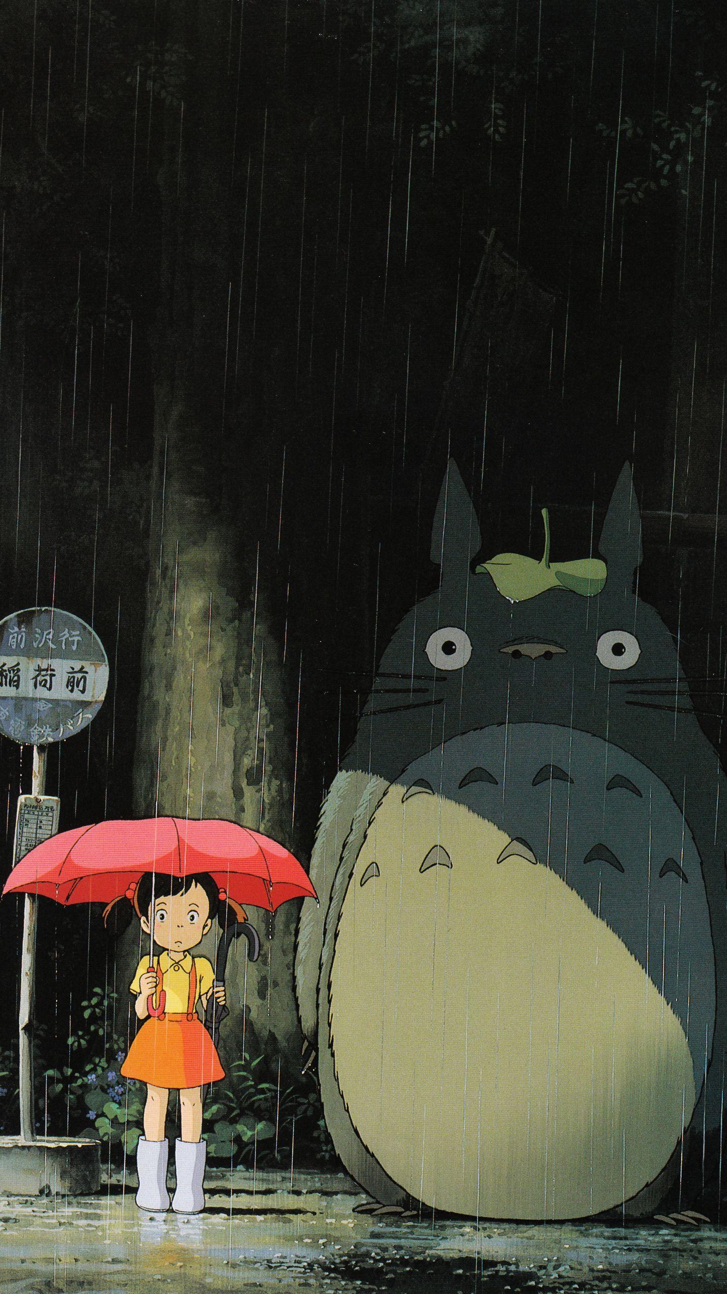 Totoro Mobile Wallpapers Top Free Totoro Mobile Backgrounds Wallpaperaccess