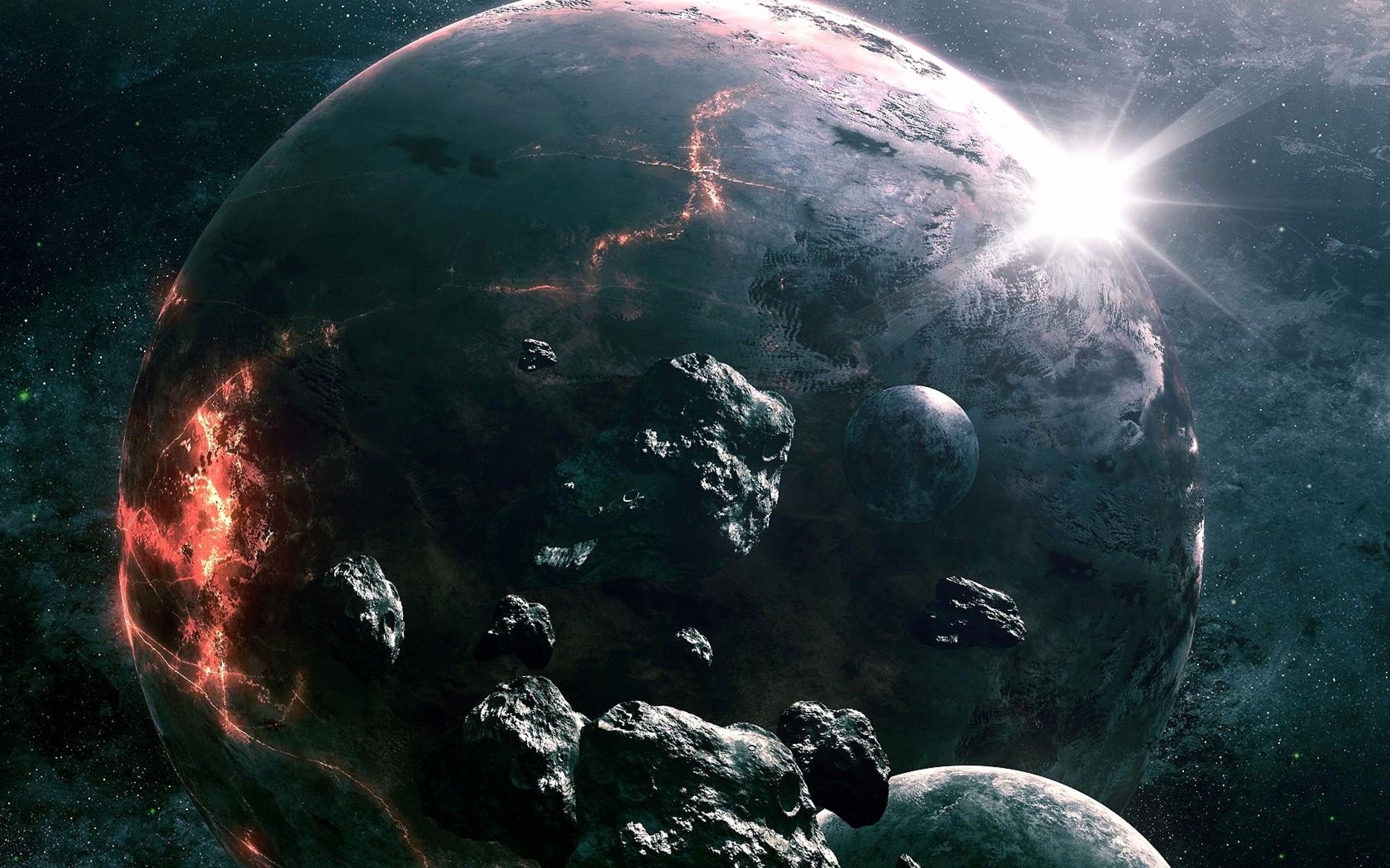 3840x2400 Space Wallpaper HD Elegant Ultra HD 4k asteroids Wallpaper HD