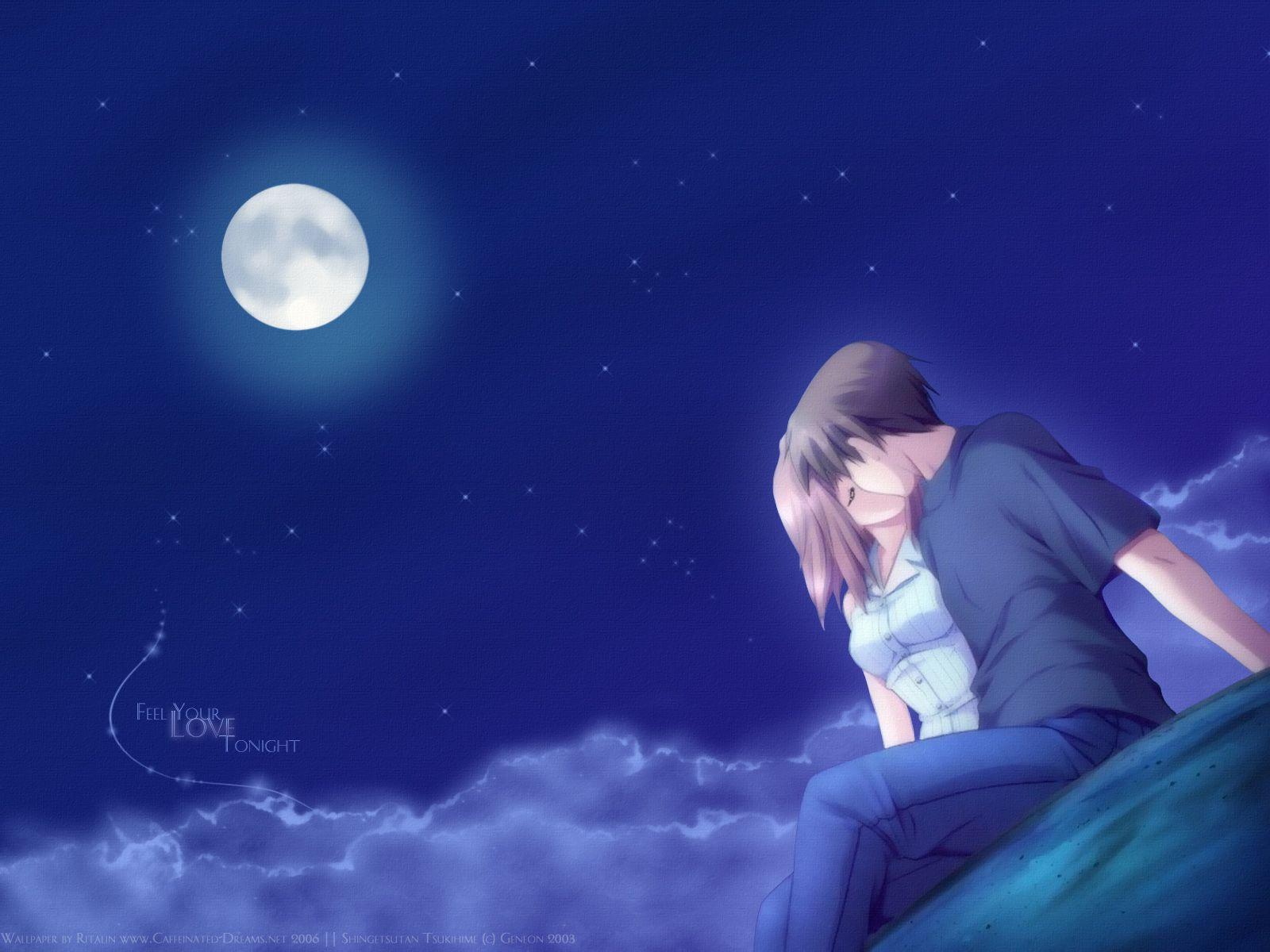1600x1200 Love Anime Anime Couple Kiss