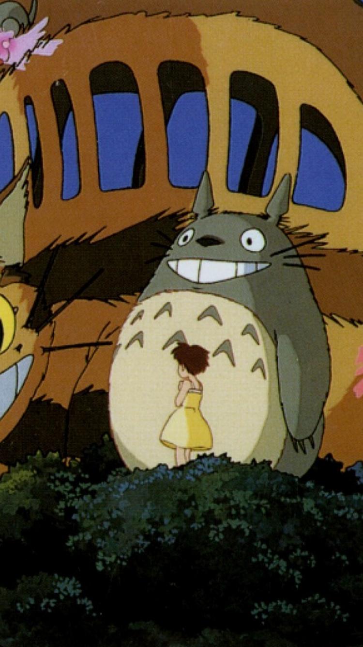 750x1334 Totoro wallpaper
