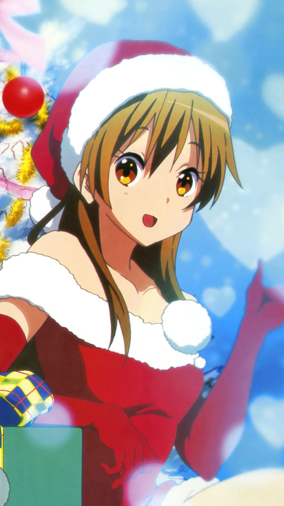 1080x1920 Christmas anime.Samsung Galaxy Note 3 wallpaper.1080×1920