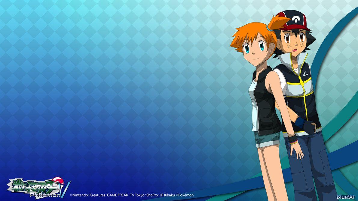 1191x670 Pokémon Ash And Misty Wallpaper