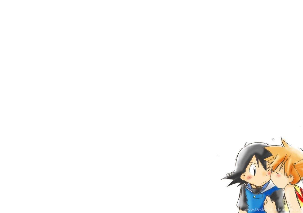 1280x900 Ash Ketchum Misty Pokemon Pokemon Ash White Background Wallpaper. Desktop Background