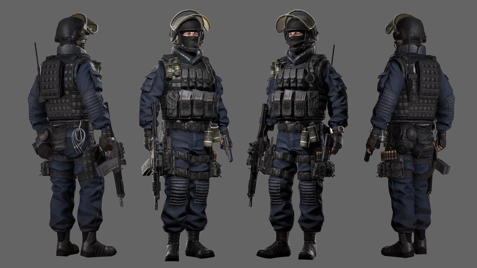 1920x1080 GIGN, Namhee Park. Military drawings, Military art, Armor concept