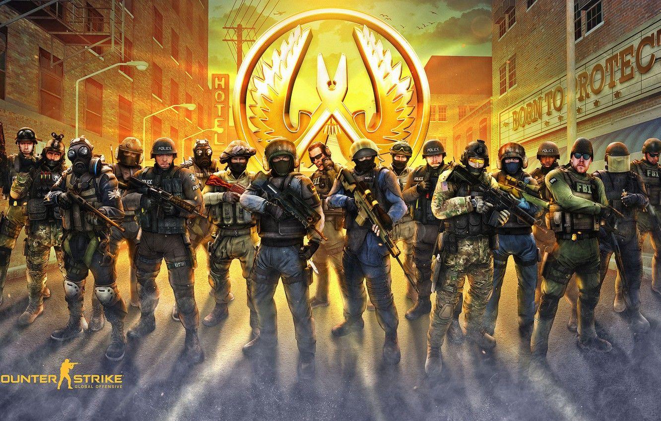 1332x850 Wallpaper Weapons, Logo, Logo, Valve, SWAT, Counter Strike, SAS, FBI, Steam, Weapons, Special Forces, Counter Strike: Global Offensive, IDF, CS GO, GSG GIGN Image For Desktop, Section игры