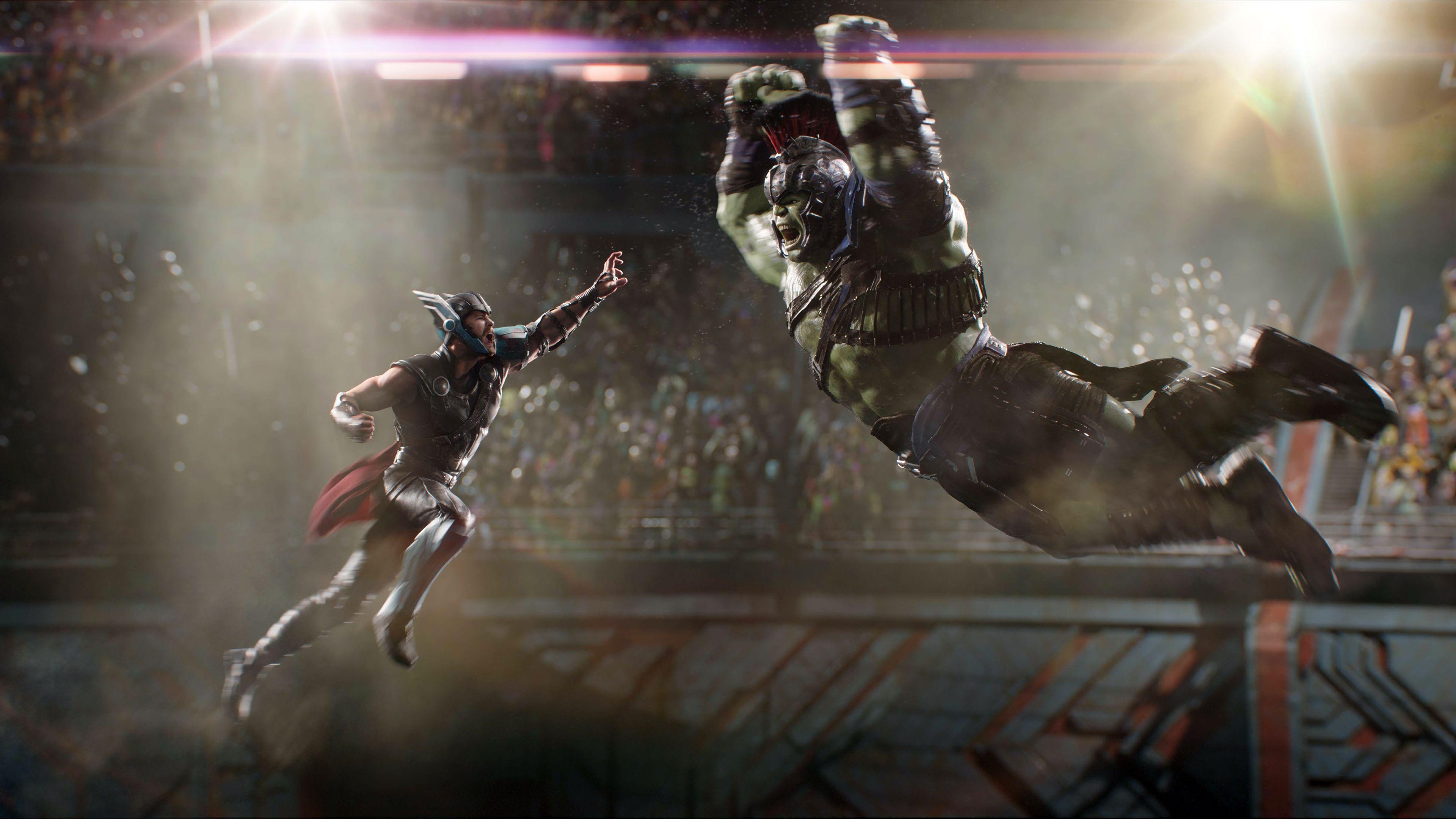 3840x2160 Thor Vs Hulk Wallpaper