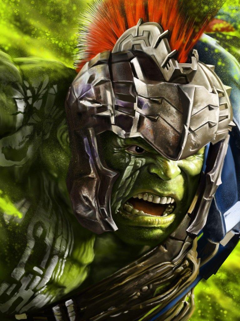 768x1024 Wallpaper Hulk, Thor Ragnarok, Artwork, HD, 4K, Creative Graphics / Most Popular,. Wallpaper for iPhone, Android, Mobile and Desktop