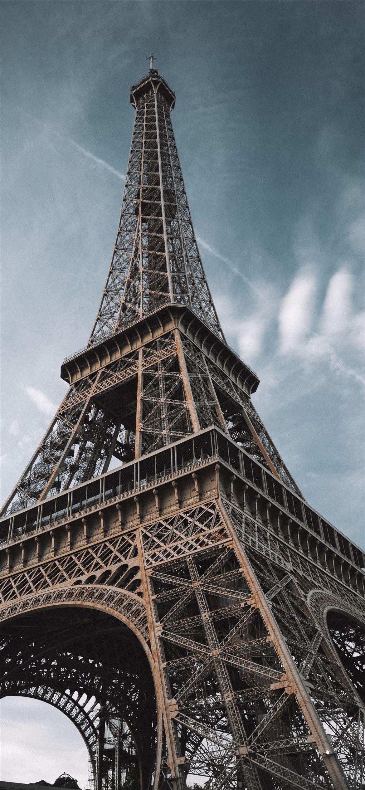 1170x2532 macro photography of Eiffel Tower in Paris France iPhone 12 Wallpaper Free Download