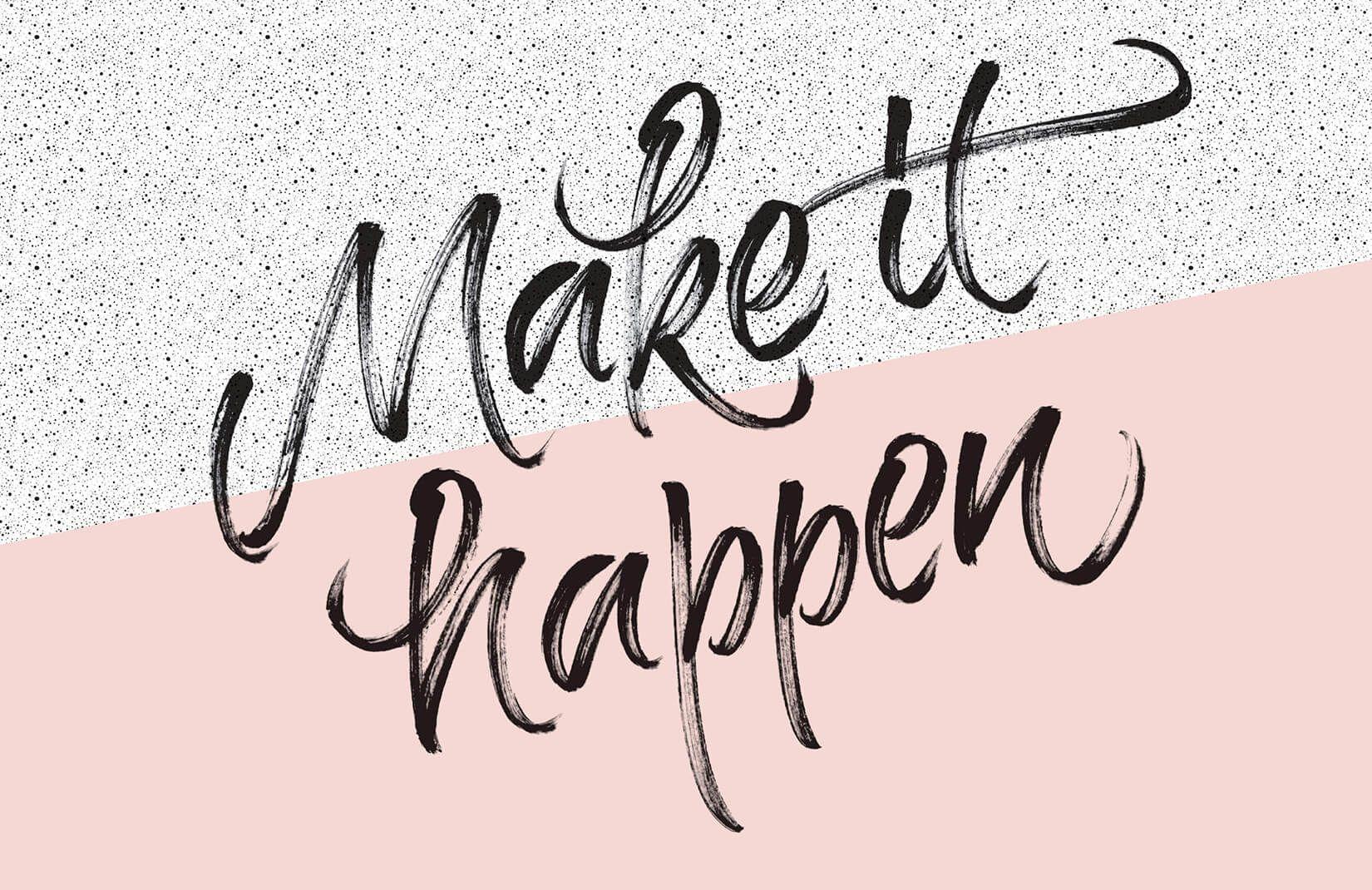 1650x1070 Fototapete Make It Happen Motivierender Spruch. Murals Wallpaper. Laptop wallpaper desktop wallpaper, Laptop wallpaper quotes, Aesthetic desktop wallpaper