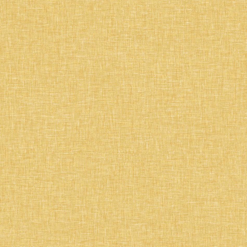 950x950 Linen Texture Effect Yellow Ochre Wallpaper
