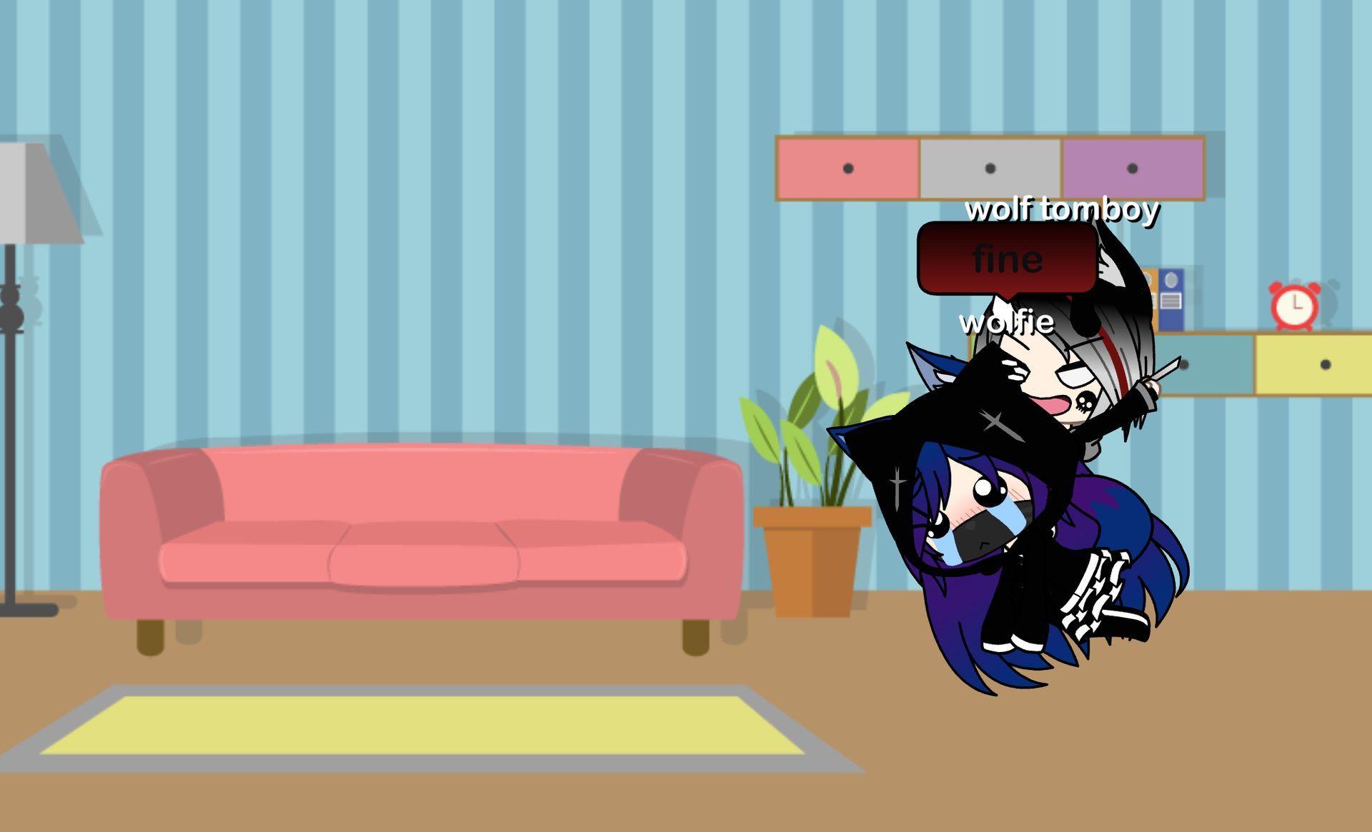 1920x1165 Gacha life a floor 2 with wolf tomboy