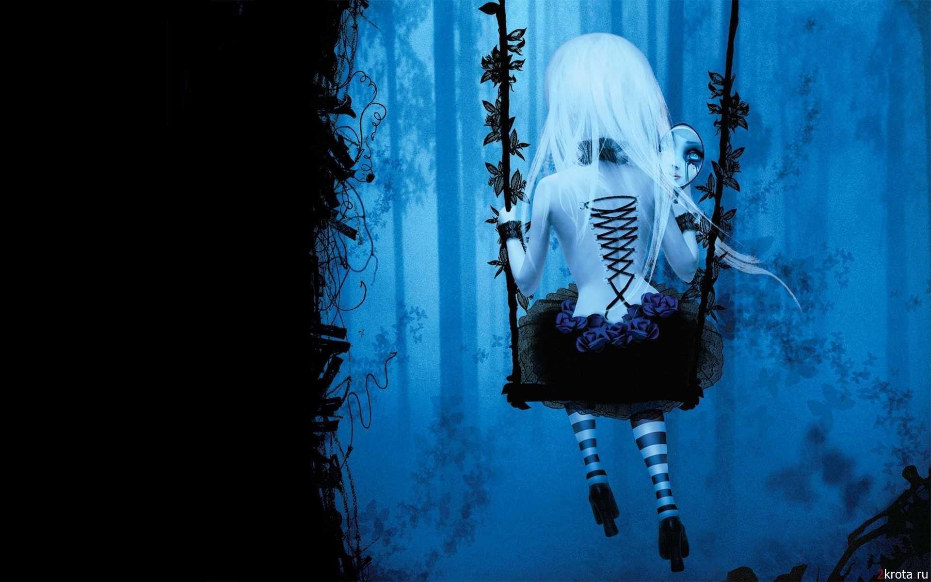 1920x1200 Goth Girl HD desktop wallpaper : Widescreen : High Definition