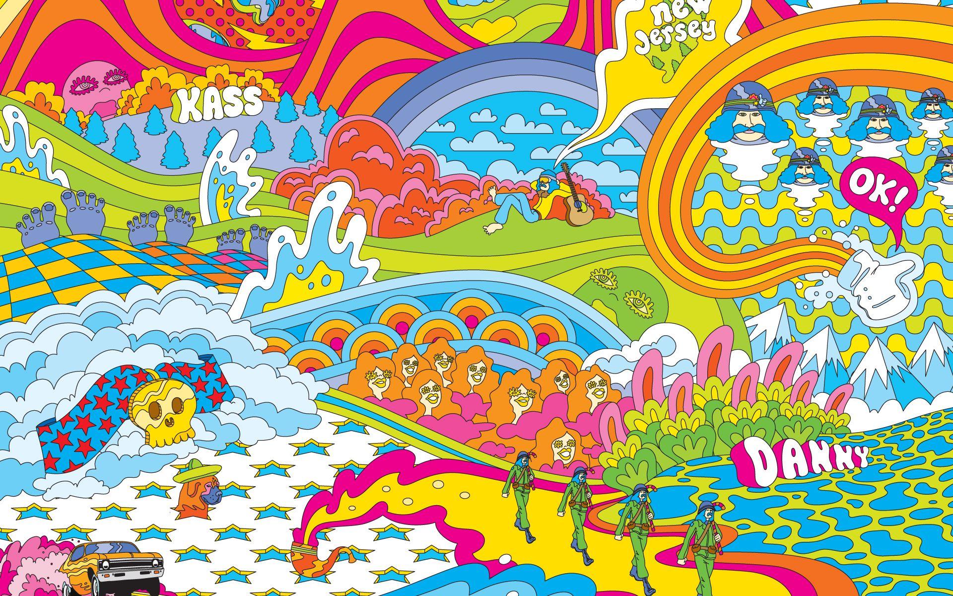 1920x1200 Trippy Wallpaperx1200