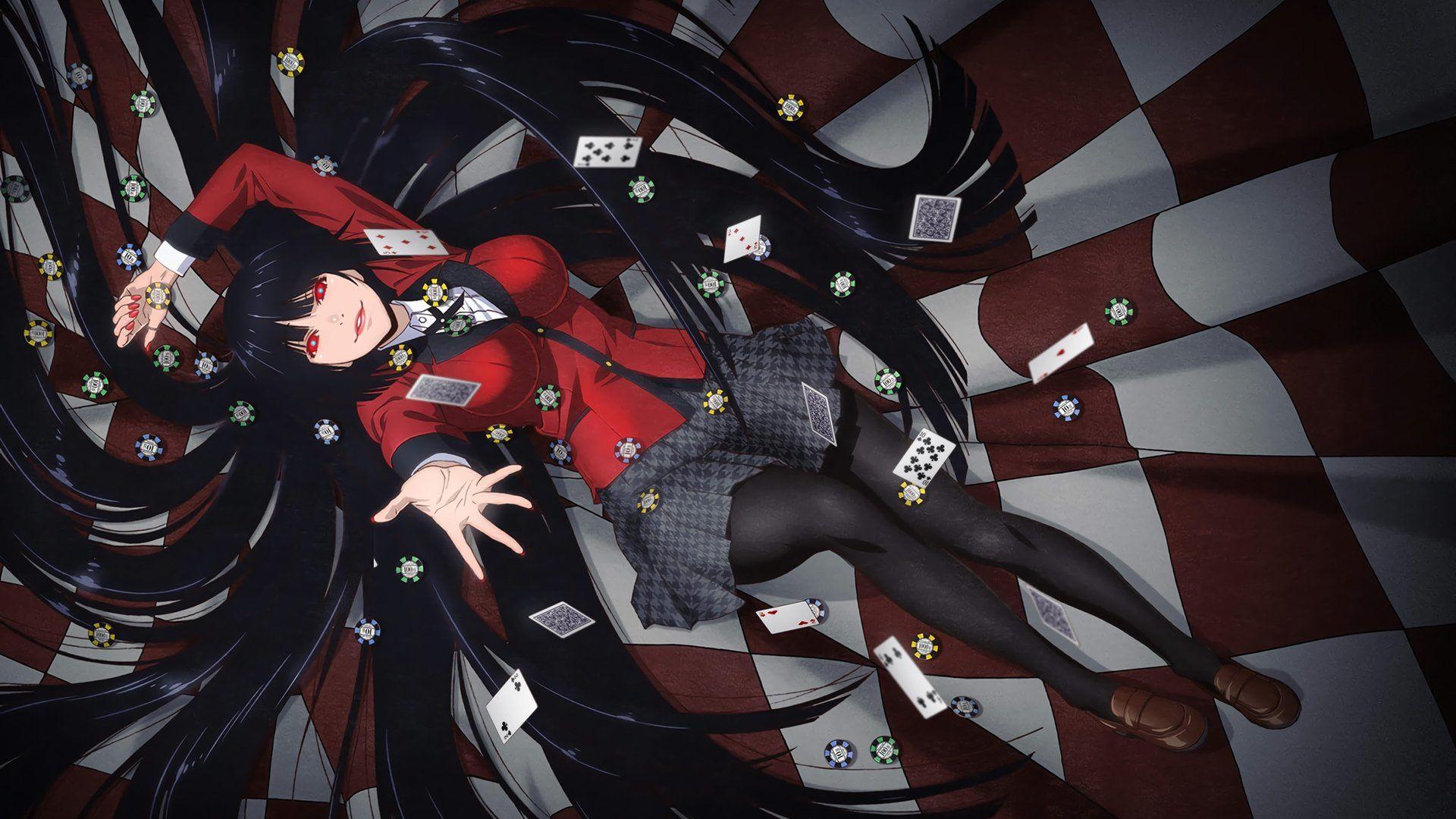 1920x1080 Kakegurui Compulsive Gambler Wallpaper