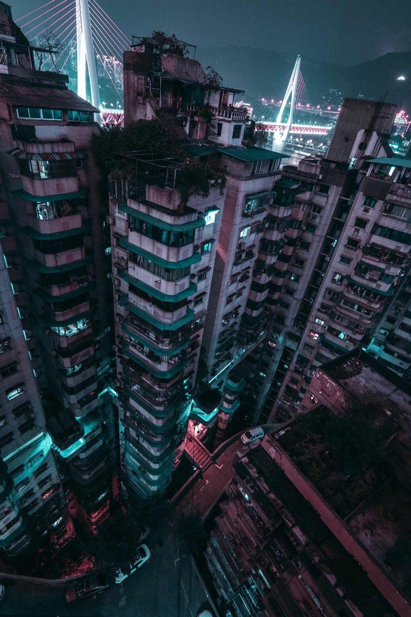 800x1200 Radical Eve. Chongqing, Future city, City drawing