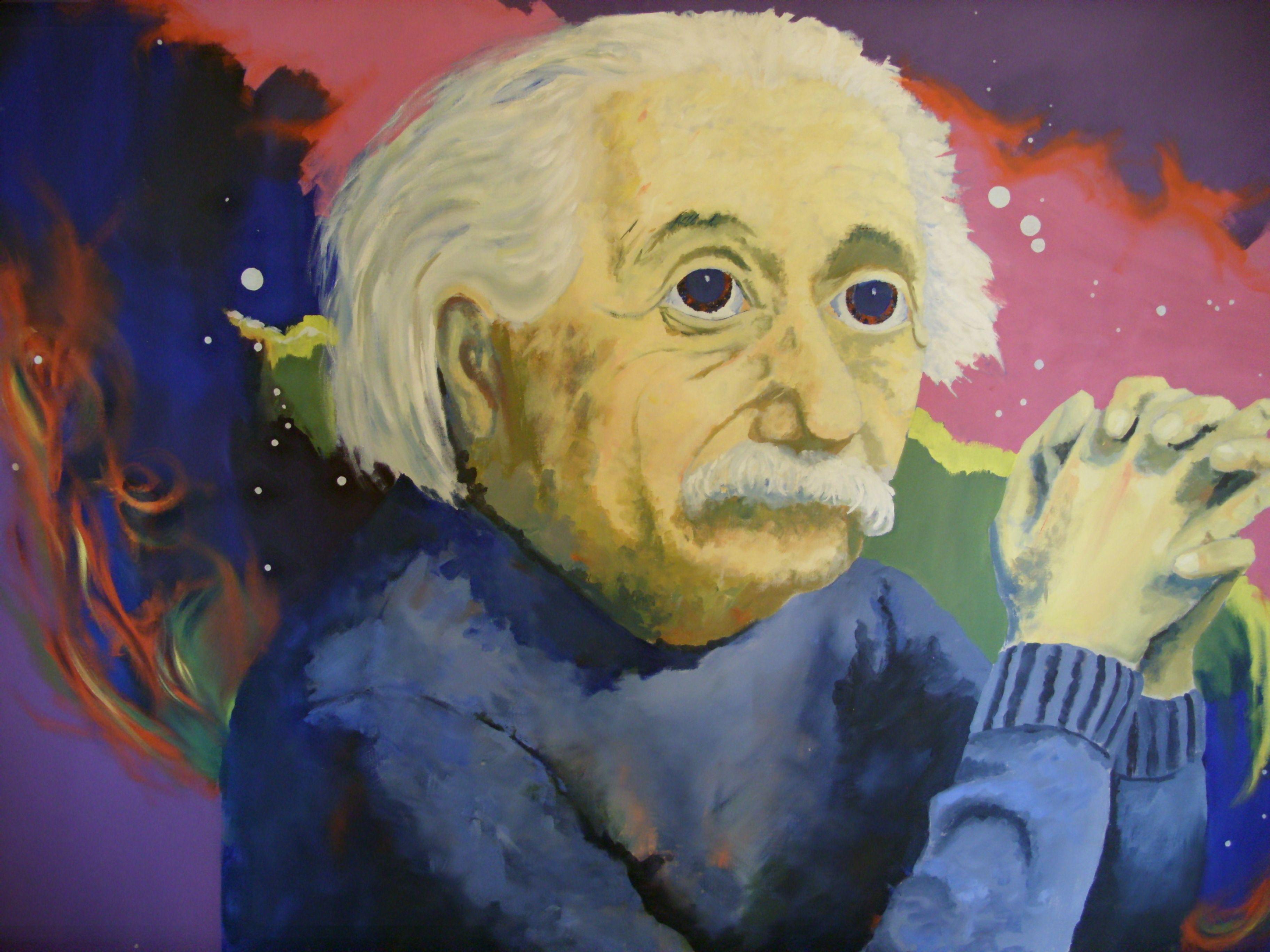 3648x2736 psychedelic, LSD, Albert Einstein, artwork wallpaper