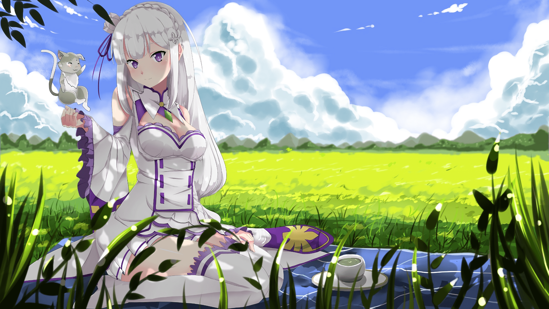 Re Zero Emilia Wallpapers Top Free Re Zero Emilia Backgrounds Wallpaperaccess