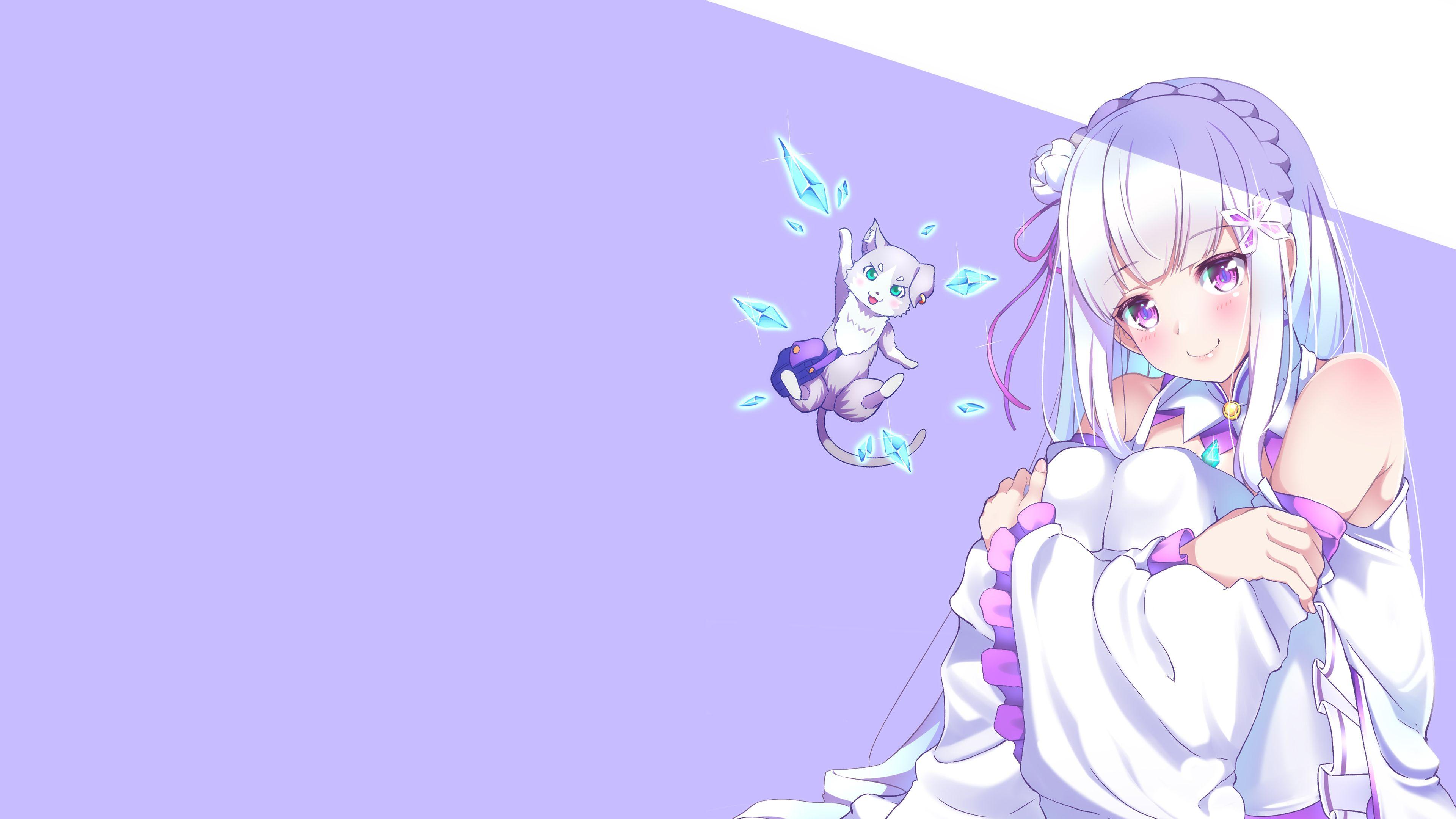 Re Zero Emilia Wallpapers Top Free Re Zero Emilia Backgrounds WallpaperAccess