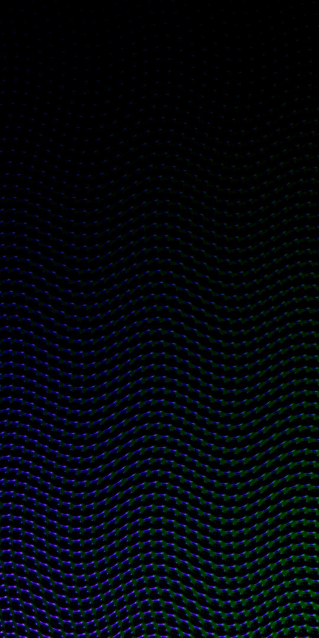 1080x2160 Wavy, Relief, Pattern, Blue Dark .com
