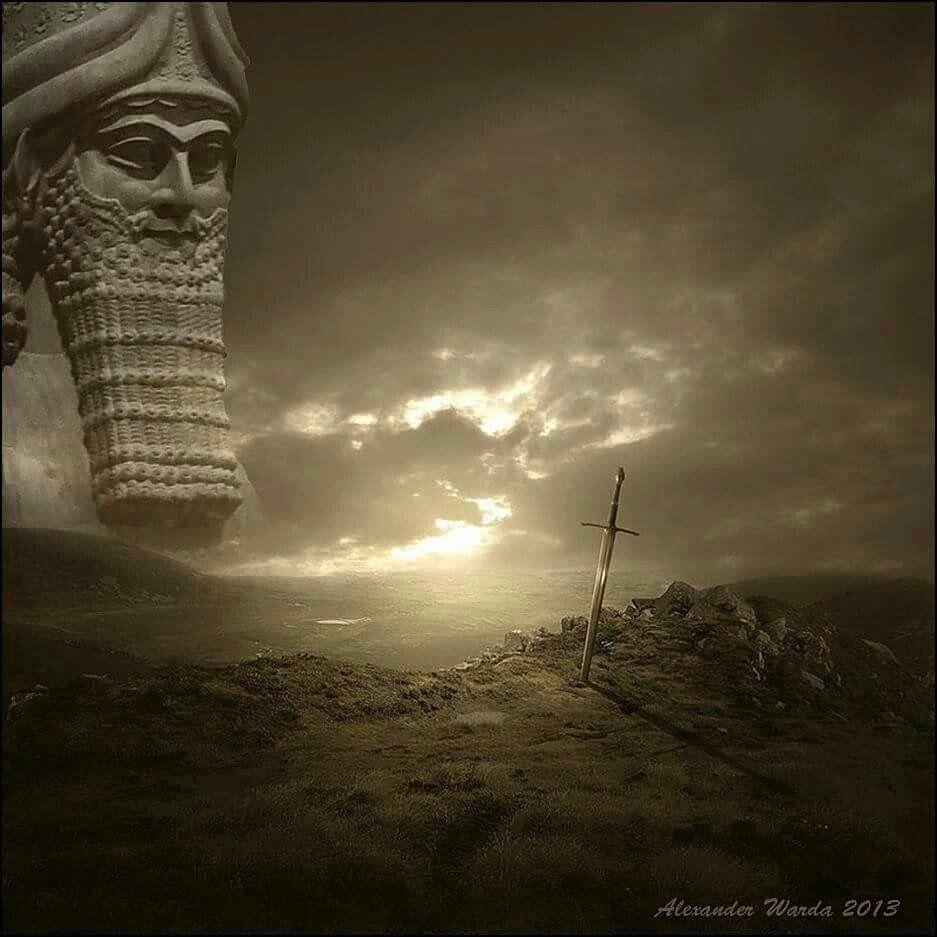 937x937 Lamassu. Ancient sumerian, Illustrations and posters, Sumerian
