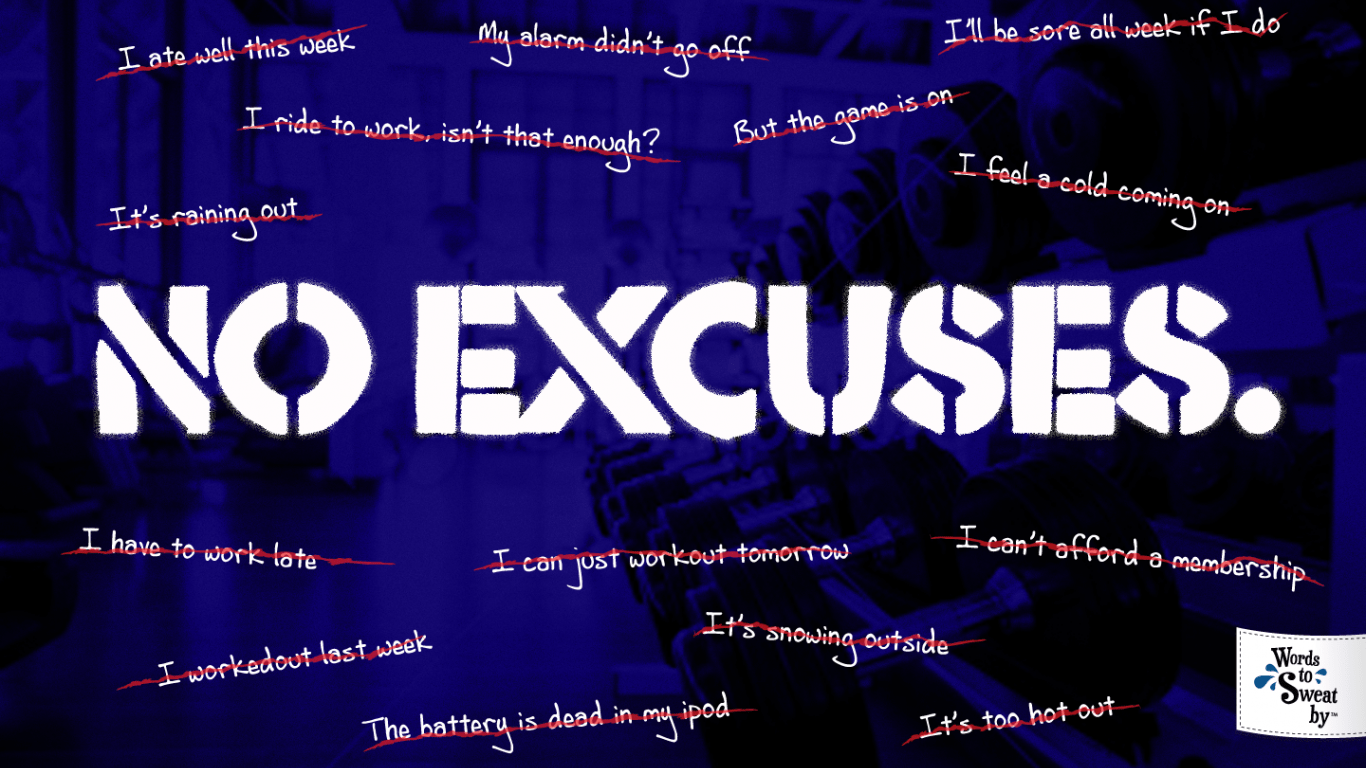 No More Excuses' Poster by CHAN | Displate
